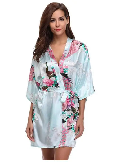 Rayon Robes Women Nightwear Flower Home Clothes Intimate Lingerie Casual Kimono Bath Gown Lady Sexy Night Dress Oversize 3XL