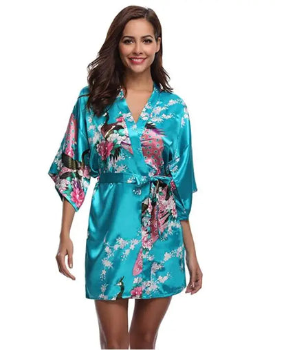 Rayon Robes Women Nightwear Flower Home Clothes Intimate Lingerie Casual Kimono Bath Gown Lady Sexy Night Dress Oversize 3XL