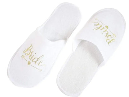 4pc set of bride robe eyemask slippers sash bridesmaid kimono wedding bridal party Bachelorette bathrobe getting ready robes