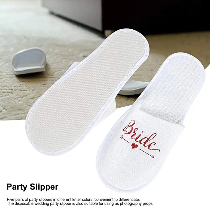 4pc set of bride robe eyemask slippers sash bridesmaid kimono wedding bridal party Bachelorette bathrobe getting ready robes
