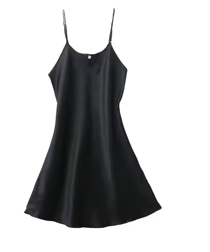 Women's Solid Nightgown Simple and Comfortable Silky Smooth Skin Friendly Available in Various Colors for a Good Night S Sleep