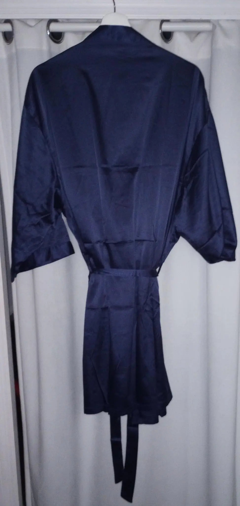 RB030 Sexy Large Size Sexy Satin Night Robe Lace Bathrobe Perfect Wedding Bride Bridesmaid Robes Dressing Gown For Women